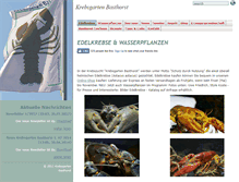 Tablet Screenshot of krebsgarten.de